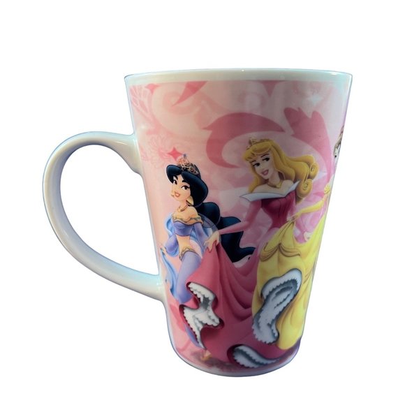 Disney Princess Mug Jasmine Aurora Belle Cinderella Ariel Snow White - Picture 3 of 6